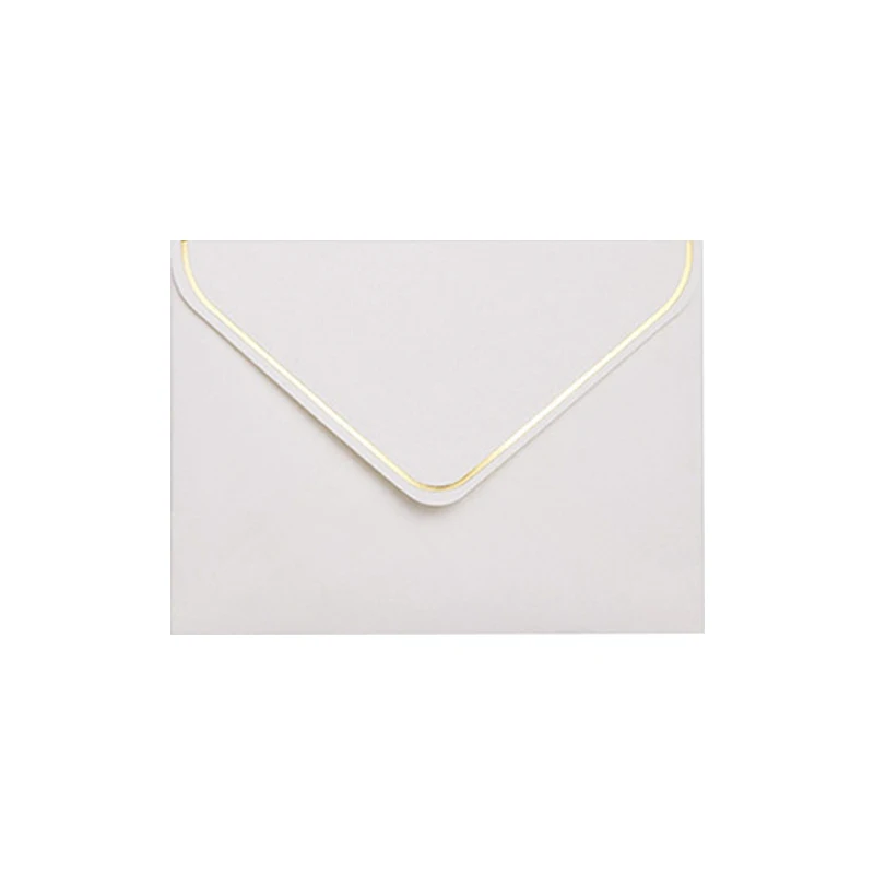 50pcs/lot Gilding Envelope Envelopes for Wedding Invitations Paper Small Business Supplies Stationery Postcards Extract Envelope