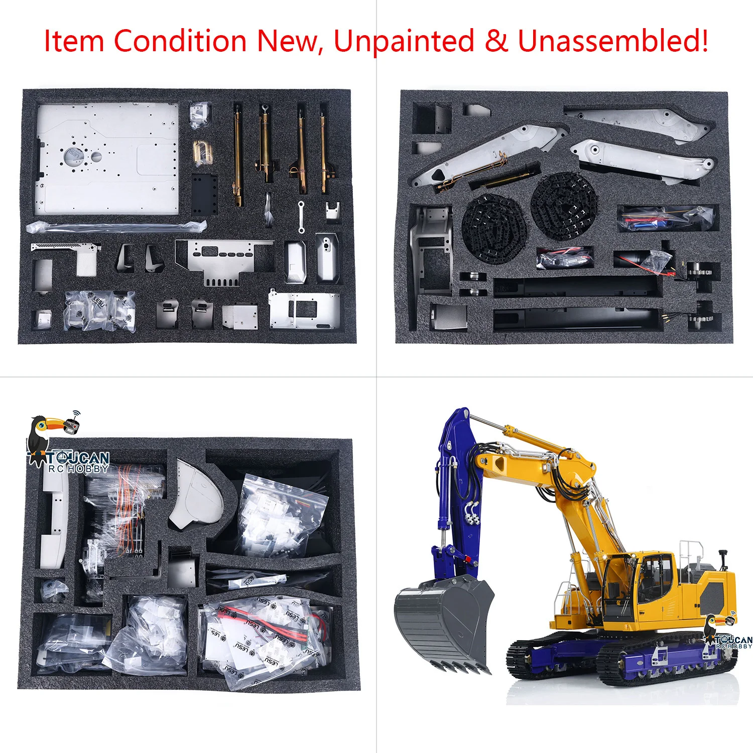 LESU 1/14 AOUE 945 3-ramienna  – Rc Hobby Kit recenzja i cena