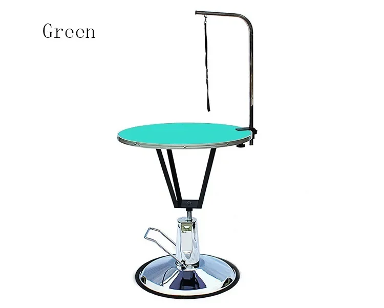 LIZE  Dog Grooming Table Round Stainless Steel Grooming Table Pet Hydraulic Grooming Table