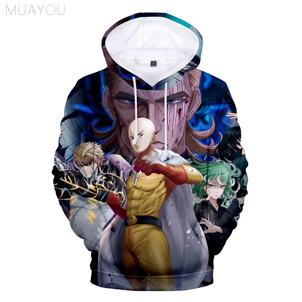 Anime One Punch Man Cosplay disfraz Saitama Oppai 3D impreso de gran tamaño mujeres/hombres sudaderas con capucha chándal Casual