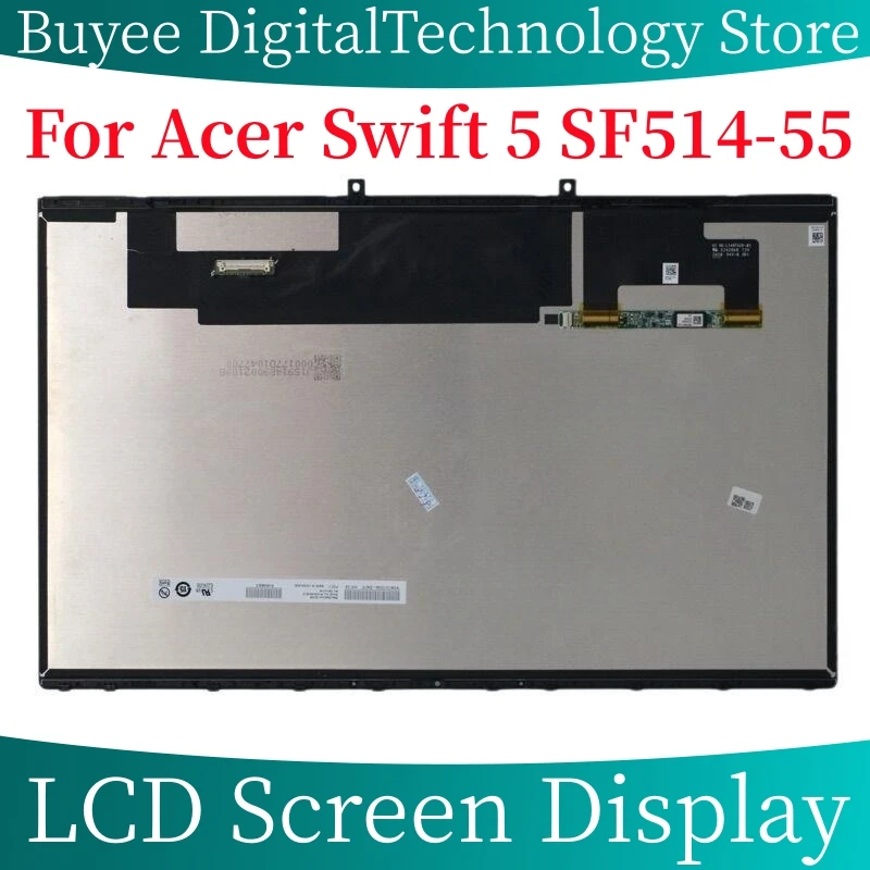 

Original 14.0 Inch For Acer Swift5 SF514-55 Assembly With Frame LCD Digitizer With Touch Laptop LCD Screen Assembly With Board