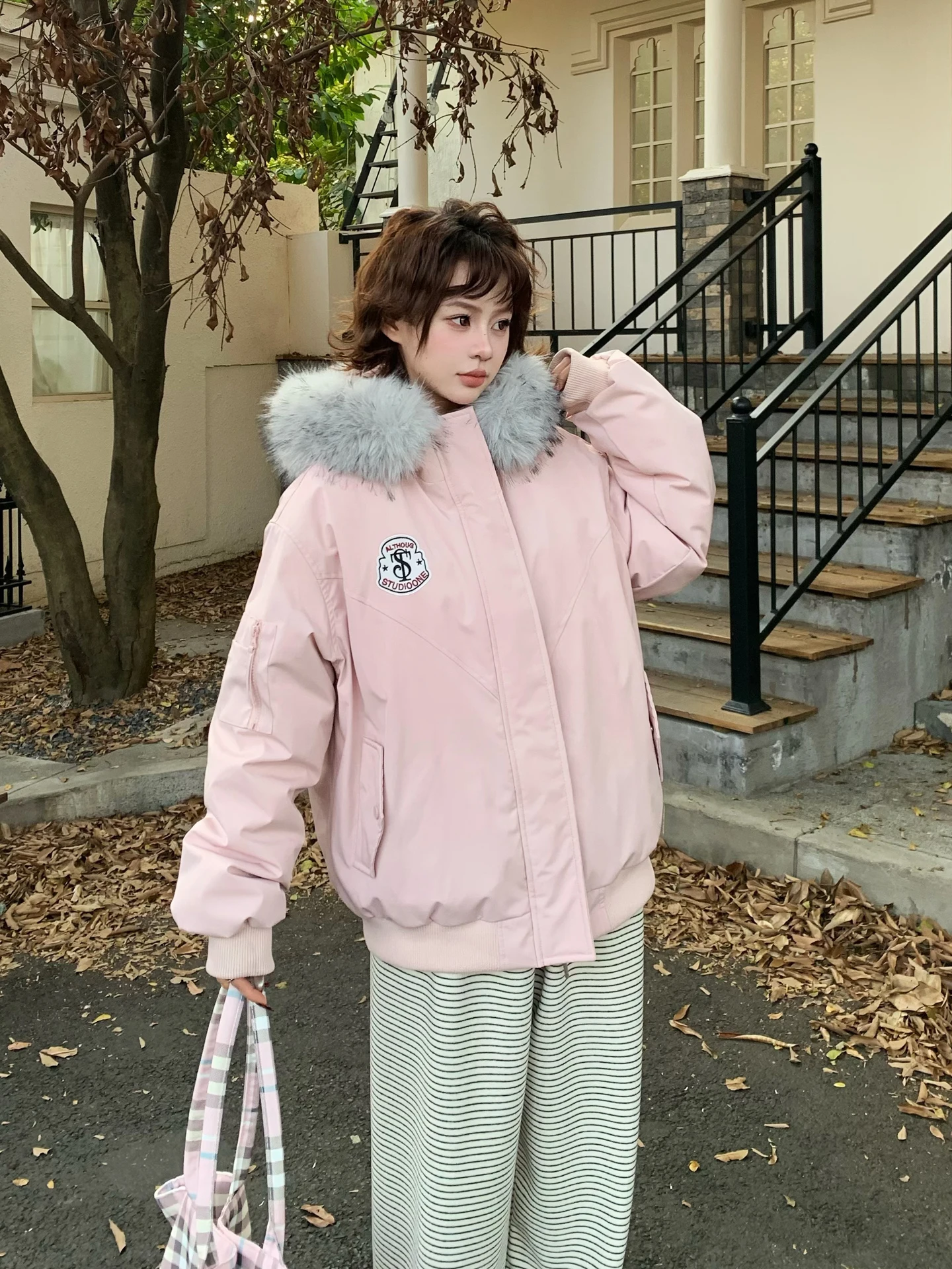 

Теплая женская зимняя парка с капюшоном в корейском стиле, 90% белый пух, с воротником из пуха, для работы и повседневной носки