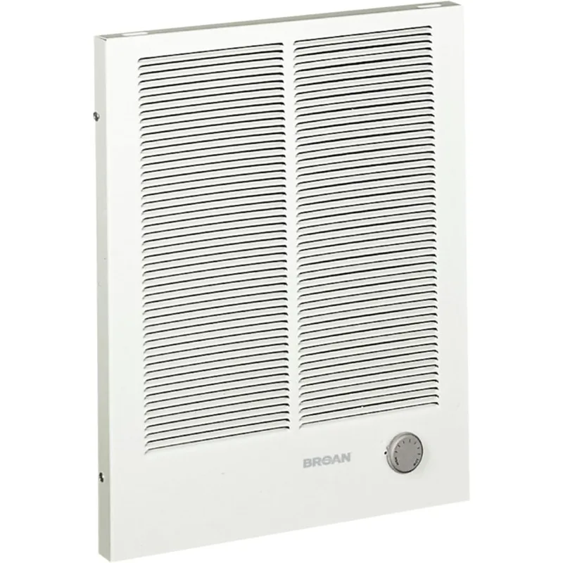 Broan-NuTone 194 High Capacity Wall Heater, White Painted Grille, 3000/1500 Watt 240 VAC