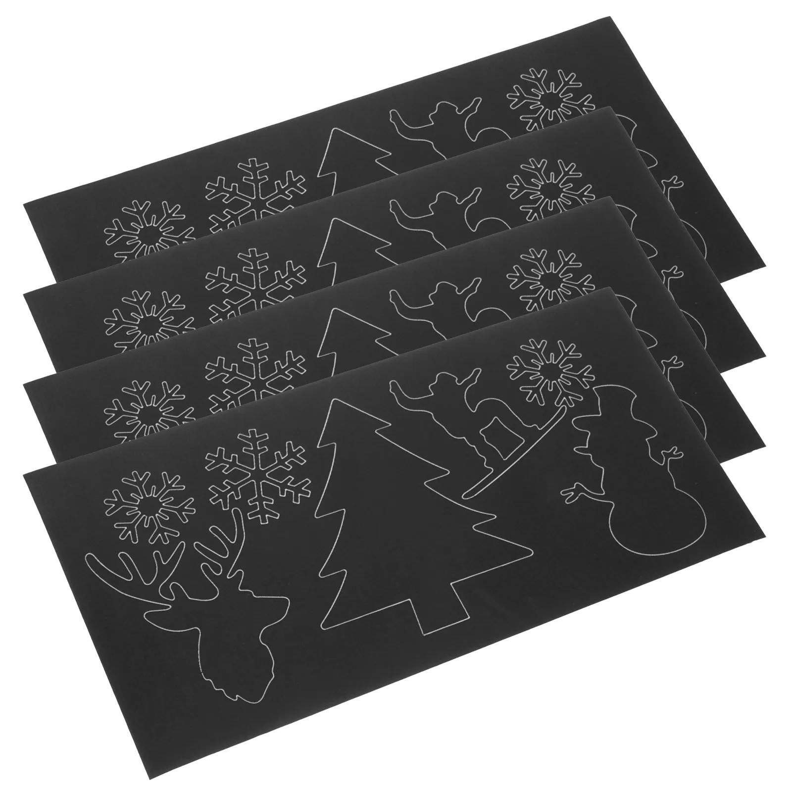 

4pcs Self-Adhesive Patches For Clothing Repair Large Size Clothes Applique Diy Decorative Patch Jacket Sweater Pillow Jeans Hat