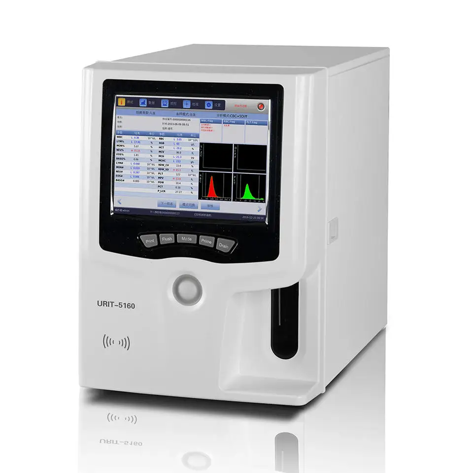 Urit Clinical Analytical Instruments Automatic 5 Part Veterinary Hematology Analyzer For Bird And Dog