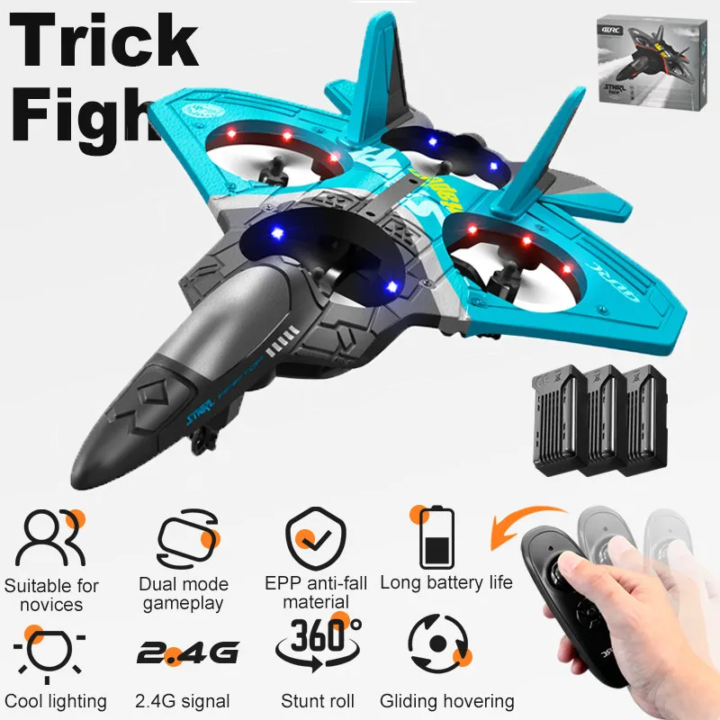 

NEW V17 Gravity Sensing RC Plane 2.4G Fighter Hobby Plane Glider Remote Control Airplane EPP Foam RC Drone Kids toys Gift