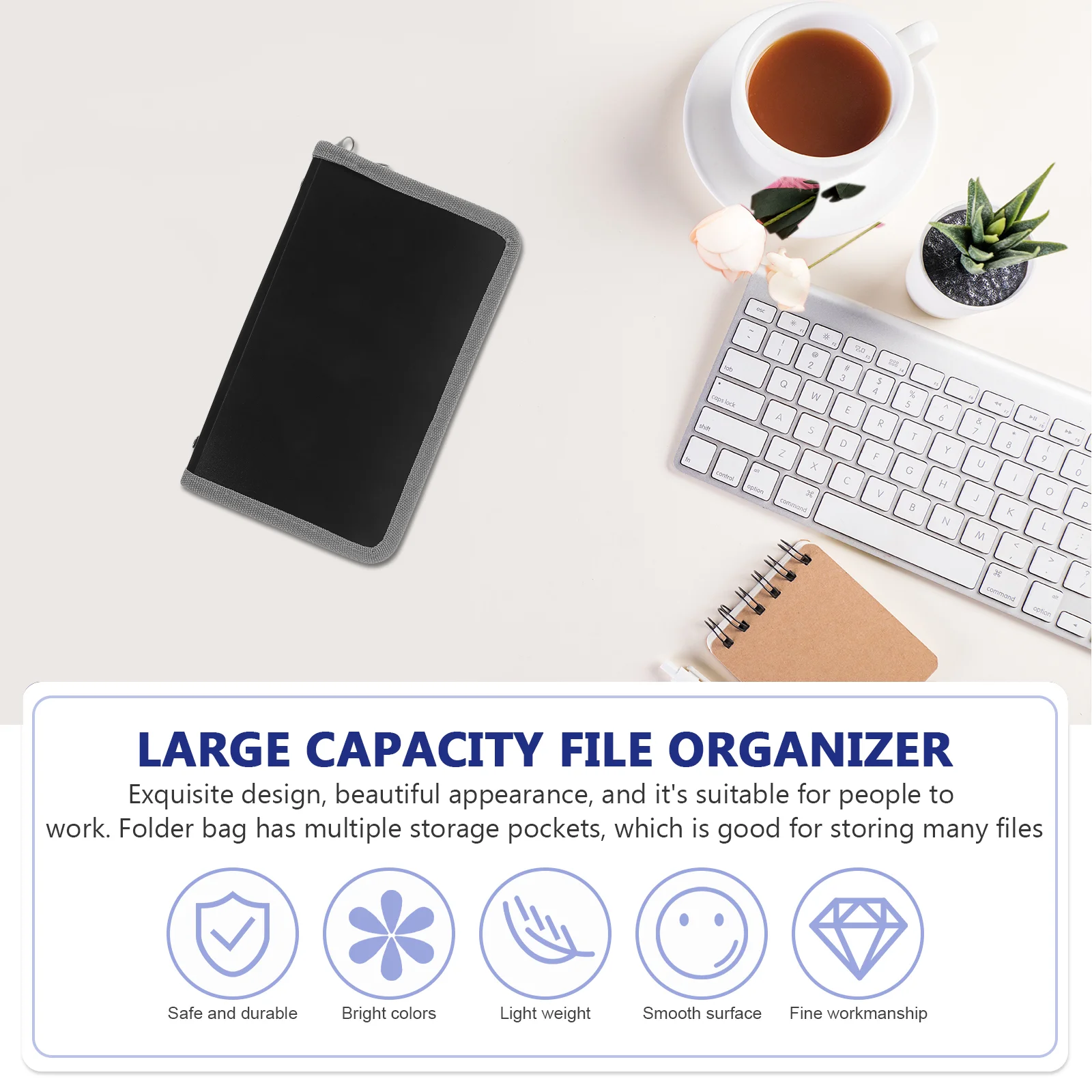 File Organizer Accordion File Storage File Accordion File Folder Accordion File Organizer for Office Decorate Storage Display