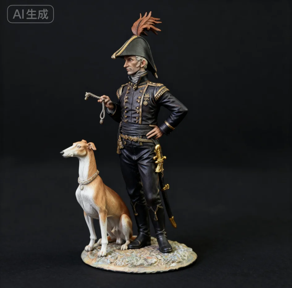 

Комплект модели из смолы 75 мм, самособранный и цветной A-1847