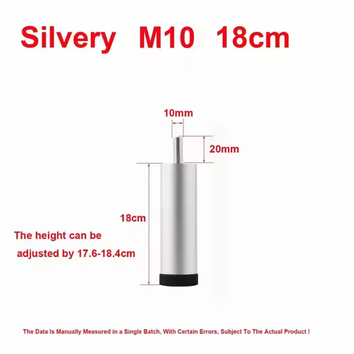 M6 Furniture Height Increasing Foot Pads Washing Machines Refrigerators Shock-Absorbing Adjustable Support Legs - Image 27
