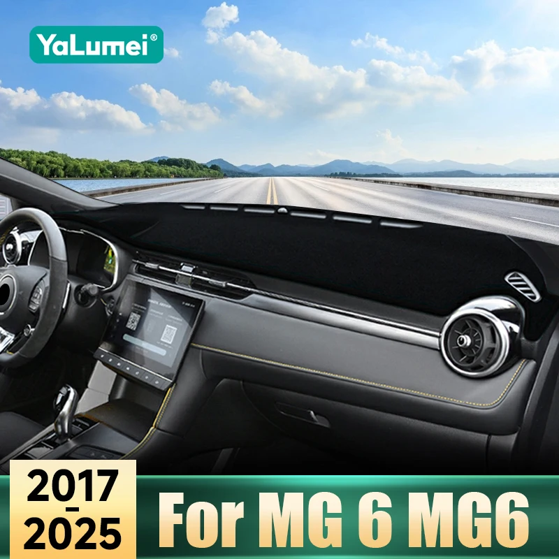 

For MG 6 MG6 PHEV 2017-2020 2021 2022 2023 2024 2025 Car Dashboard Cover Avoid Light Pad Sun Shade Mat Instrument Panel Carpets