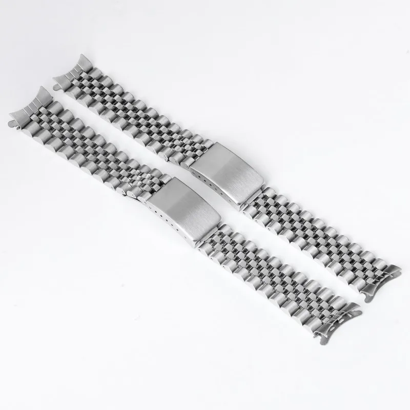 Cinturino per orologio presidenziale in acciaio inossidabile massiccio da 18/20 mm con estremità curva adatta per Rolex DATEJUST Watchba