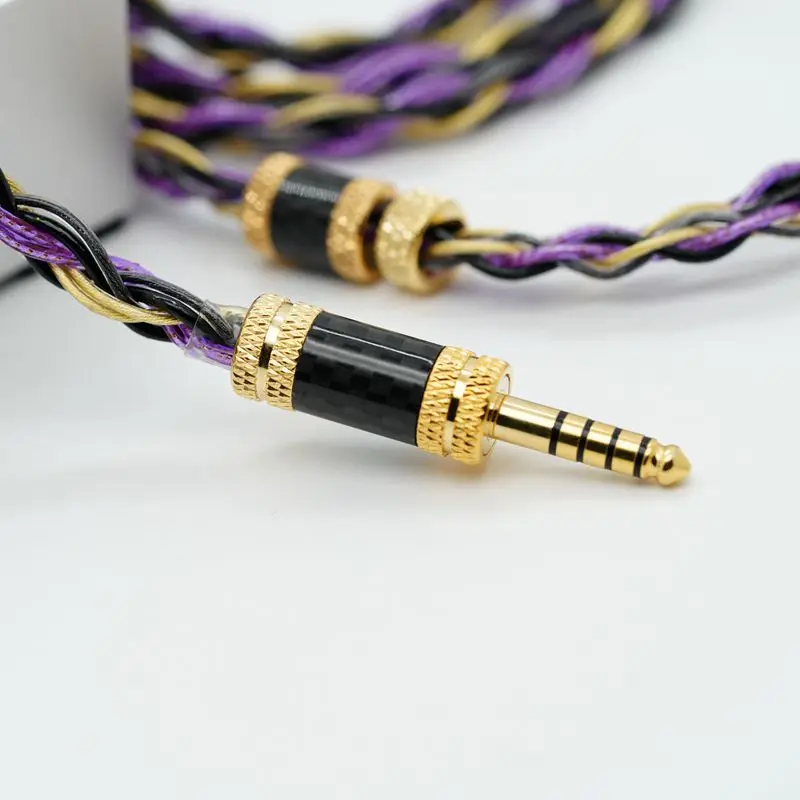 ivipQ-553 لتقوم بها بنفسك HIFI سماعة IEM ترقية كابل مع A2DC/Dan Clark HIFIMAN موصل ل المزدوج 3.5 LCD-5 HE1000SE HE-R10