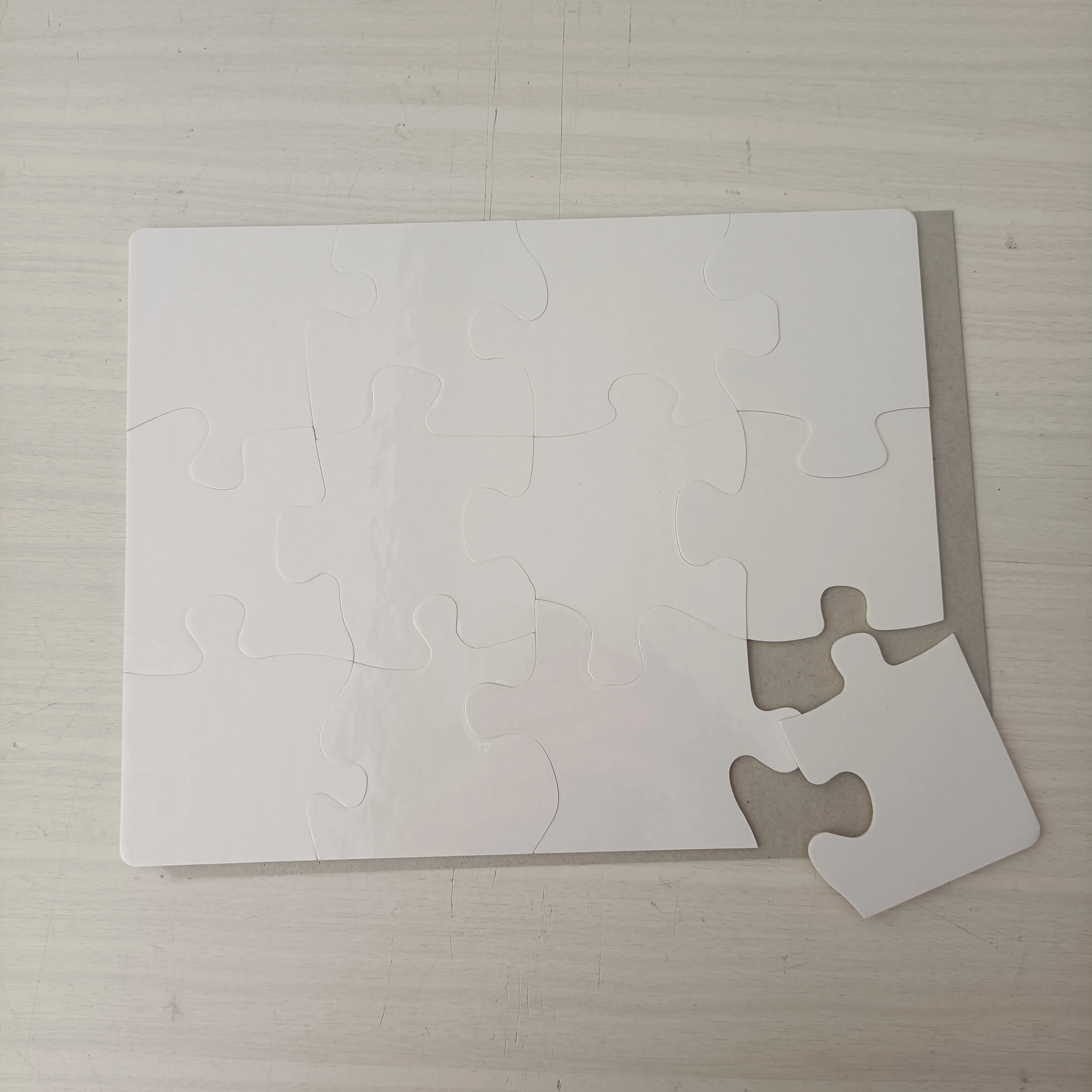 

20 шт./лот 13*18 см сублимационная заготовка 12 деталей головоломка DIY ремесло головоломка для сублимационной передачи чернил