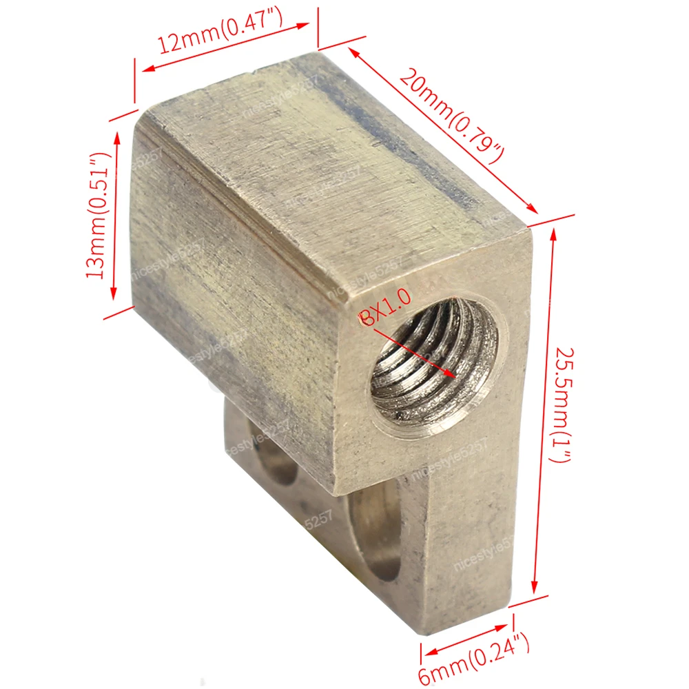 Leadscrew Nut SIEG C0-102&JET BD-3&Grizzly G0745 Mini Lathe Machine Screw Nut