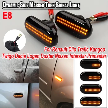 Led Dinamico Indicatore Laterale Indicatori di Direzione Per Dacia Duster Dokker Lodgy Renault Megane 1 Clio1 2 KANGOO ESPACE Smart Fortwo 453