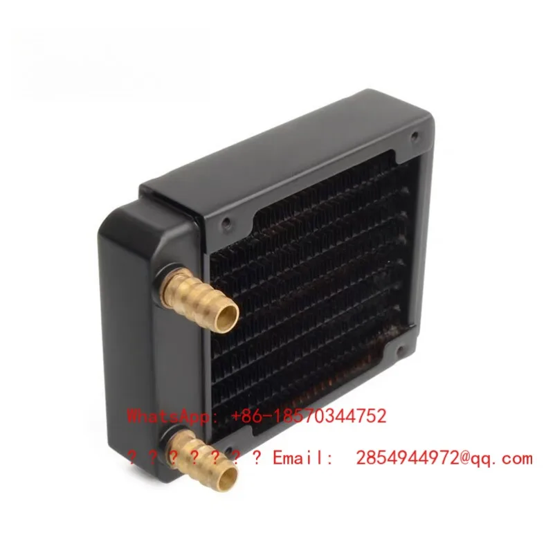 

80-рядный медный охладитель воды, радиатор, трубчатый нагреватель, 80 медных рядов