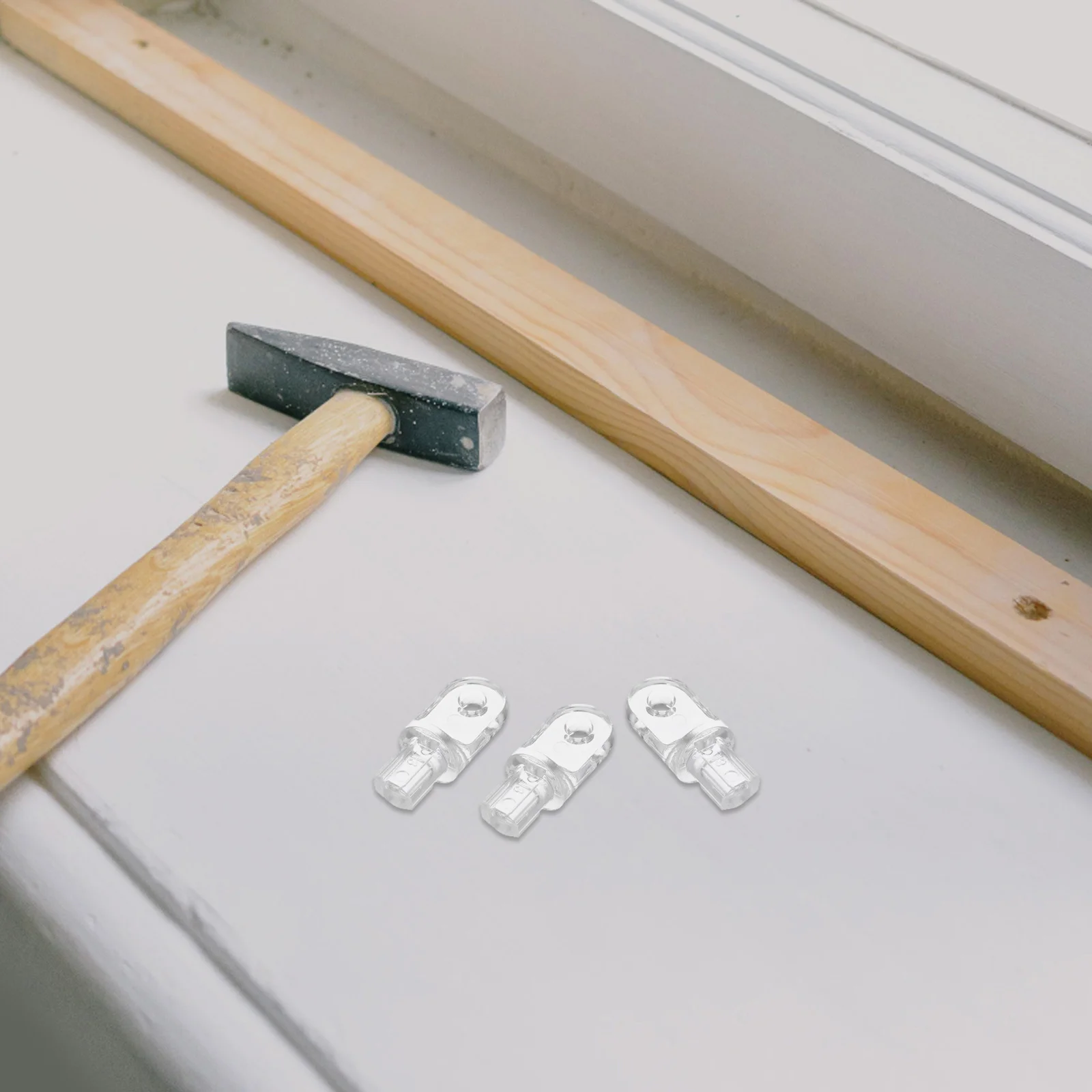 20 قطعة من أطراف العصا العمياء البلاستيكية الشفافة ملحقات بديلة لستائر النافذة الخارجية العمودية الأفقية