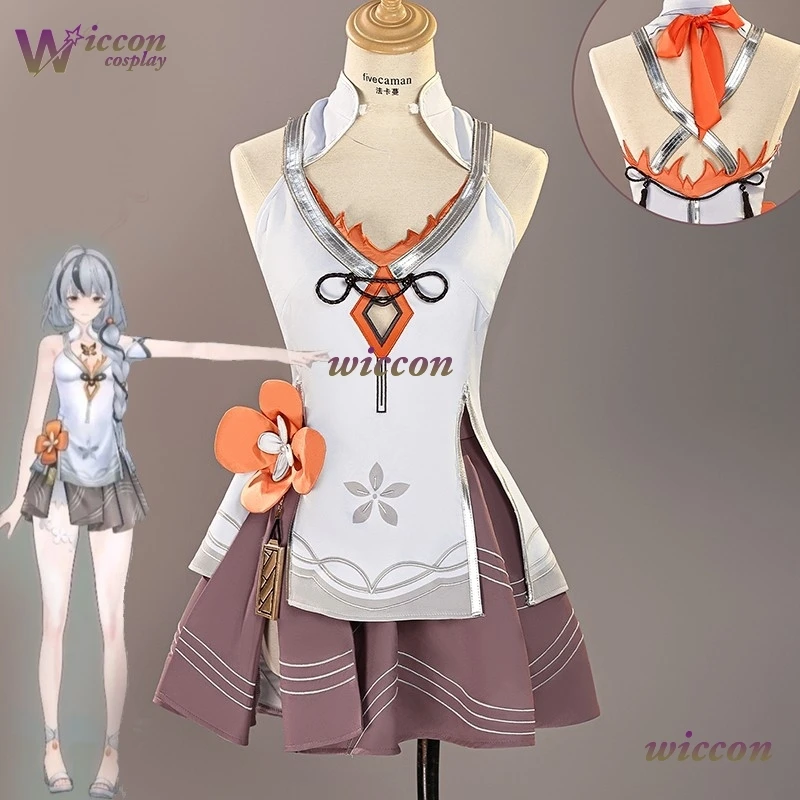 

Mag/ Wuwa Camellya Cosplay Costume Wig Game Flower Girls Wuthering Waves Halloween Woman Role Play Sexy Outfit 2025 New Outfits