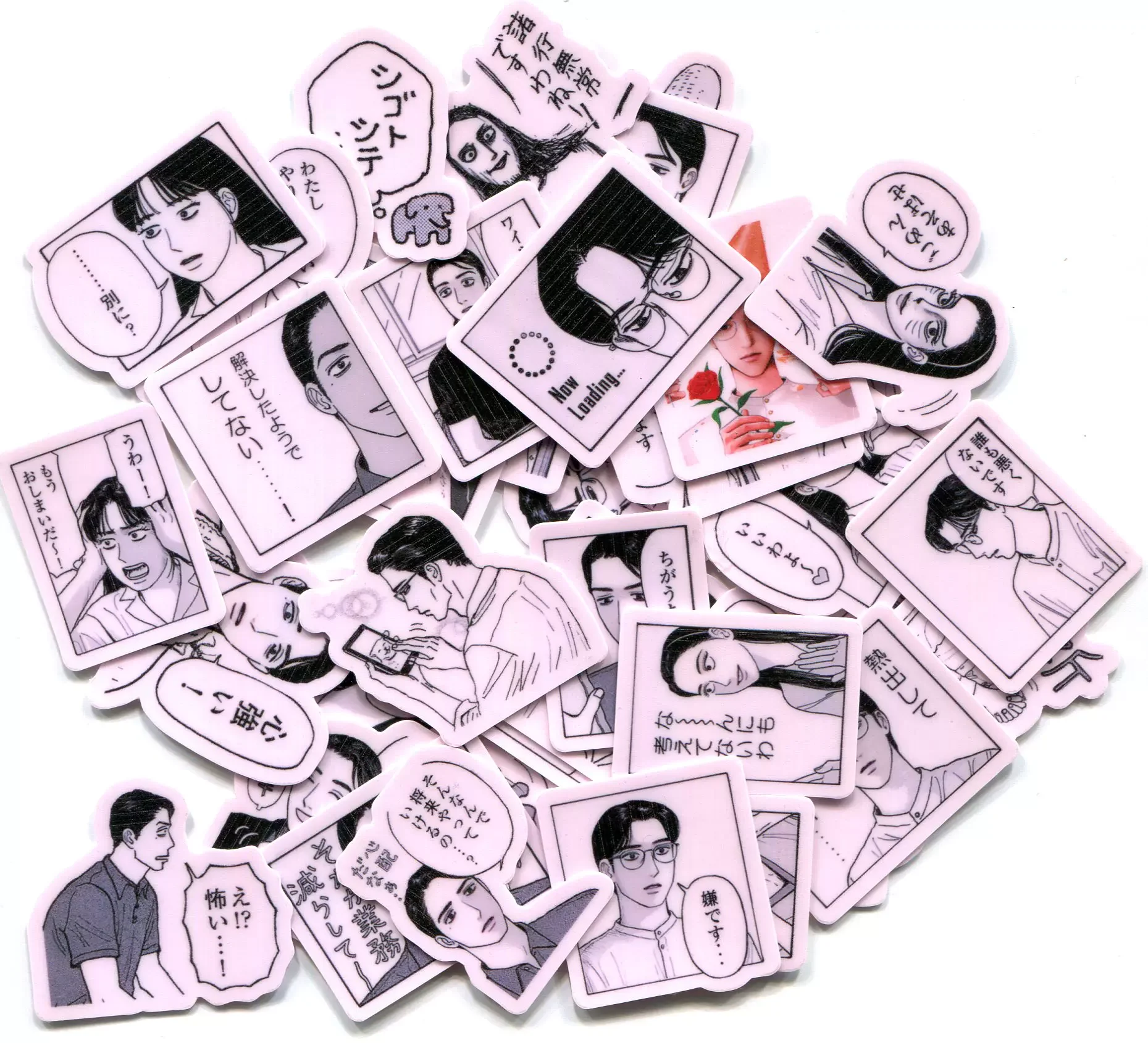 40pcs/pack ONNA NO SONO NO HOSHI  2-3cm waterproof diy sticker