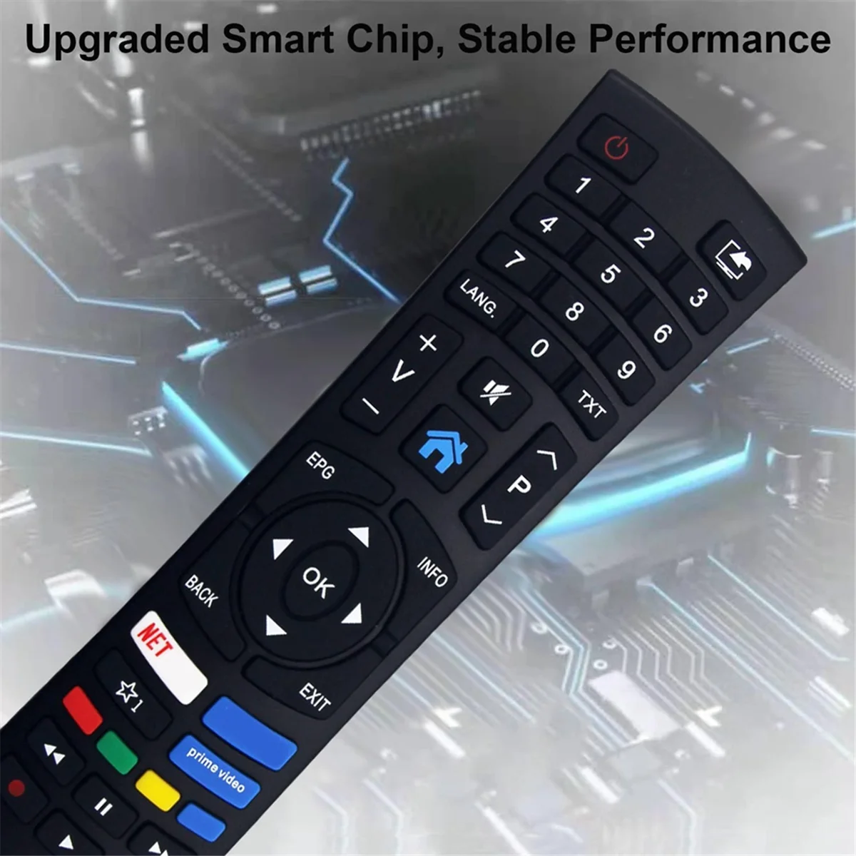 ABAN RC1822 Remplacer la télécommande pour la télécommande Bush TV