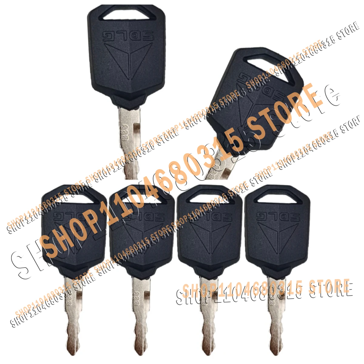 

1/2/5/10/20 шт. универсальные ключи зажигания 888 для экскаваторов 5560, 75, 135, 205, 215