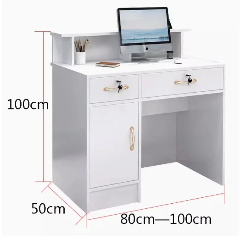 Furniture Luxury Lectern Atelier Party Reception Desk Beauty Center Front Receptionist Counter Mostrador Recepcion Store Salon