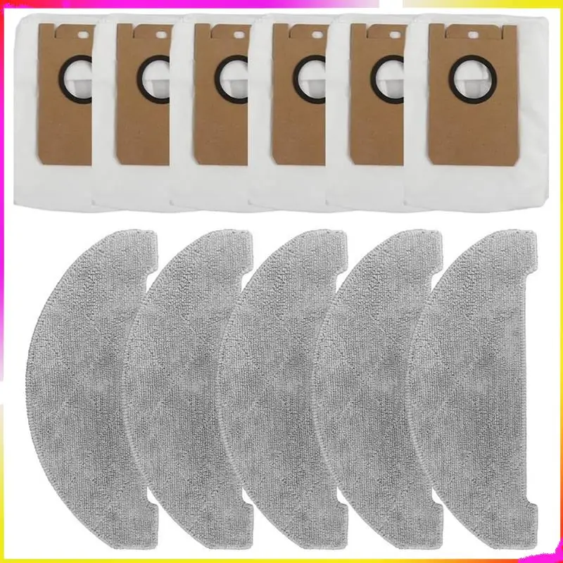 M04K لـ Cleanova W11 ملحقات مكنسة الروبوت ذاتية التفريغ كيس الغبار ممسحة القماش طقم استبدال