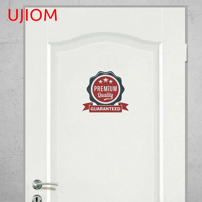 UJIOM 13cm X 11.7cm Premium Quality Wall Stickers Home Decor Decal Bedroom Bathroom Decorate Public Place Market Accessories