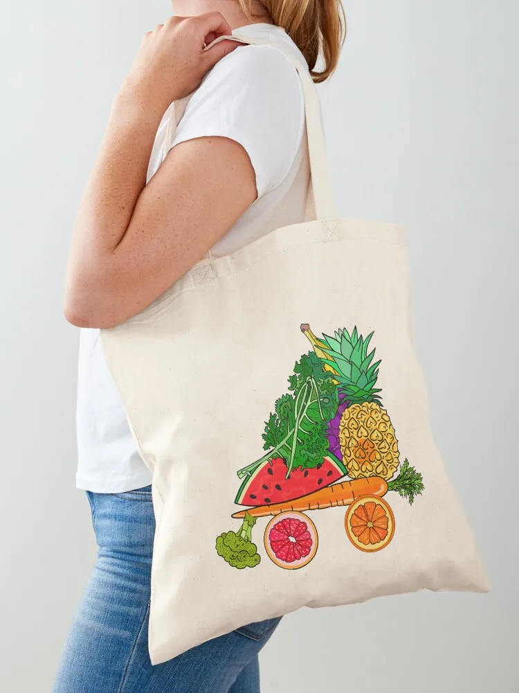 Plant Based Fruity Roller Skate Tote Bag Women bags shoping bag hand bags