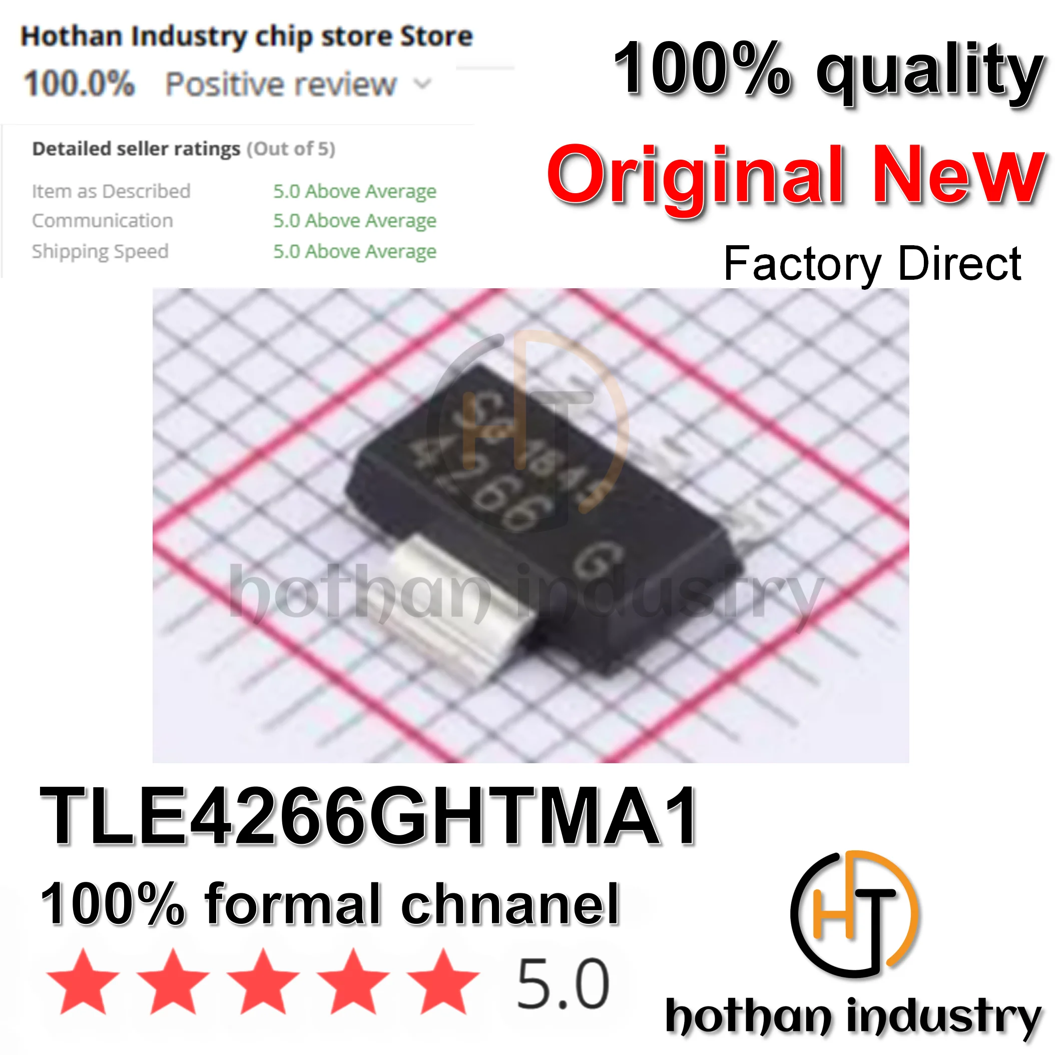 100% NEW TLE4266GHTMA1 LDO Voltage Regulators Y