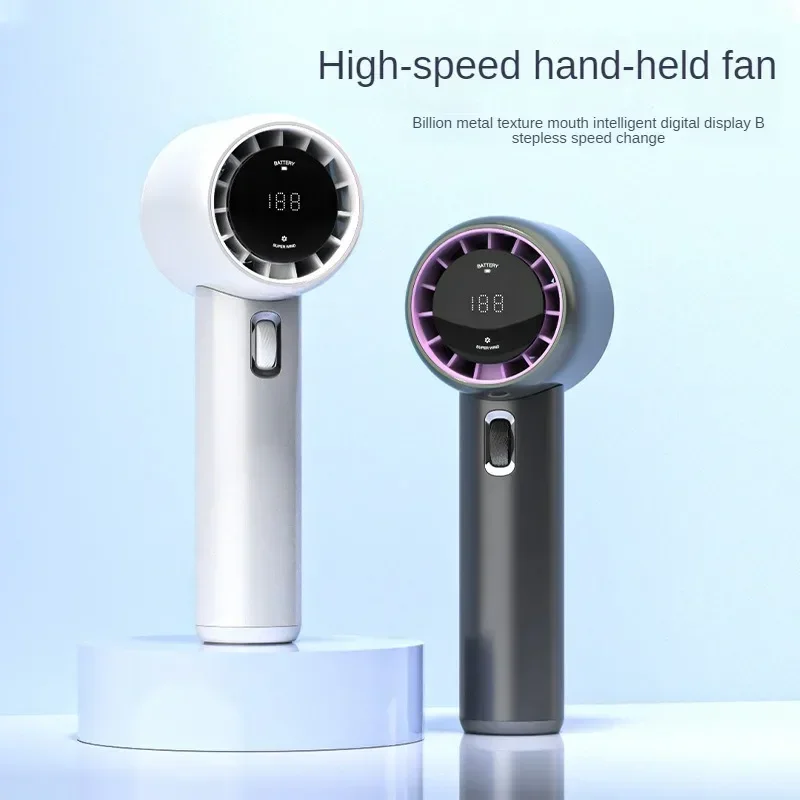 

Violent Turbo 199 Gear High Speed Outdoor Handheld Fan Charging Hurricane Mini Cross Border USB Portable New Fan