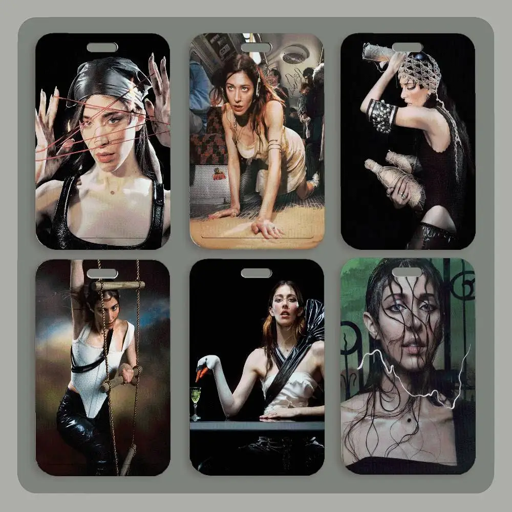 

Держатель для ID-карты с подвеской на шею, бейдж-держатель, брелок для ключей, чехол для рабочего пропуска, подарок от Singer Caroline Polachek