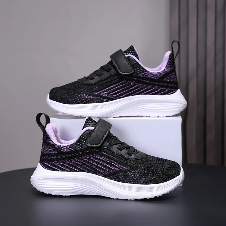 

Cute Girls Casual Sneakers Lightweight Mesh Breathable Running Shoes for Children Soft Soled Non-slip Kids Tennis Walking Shoes