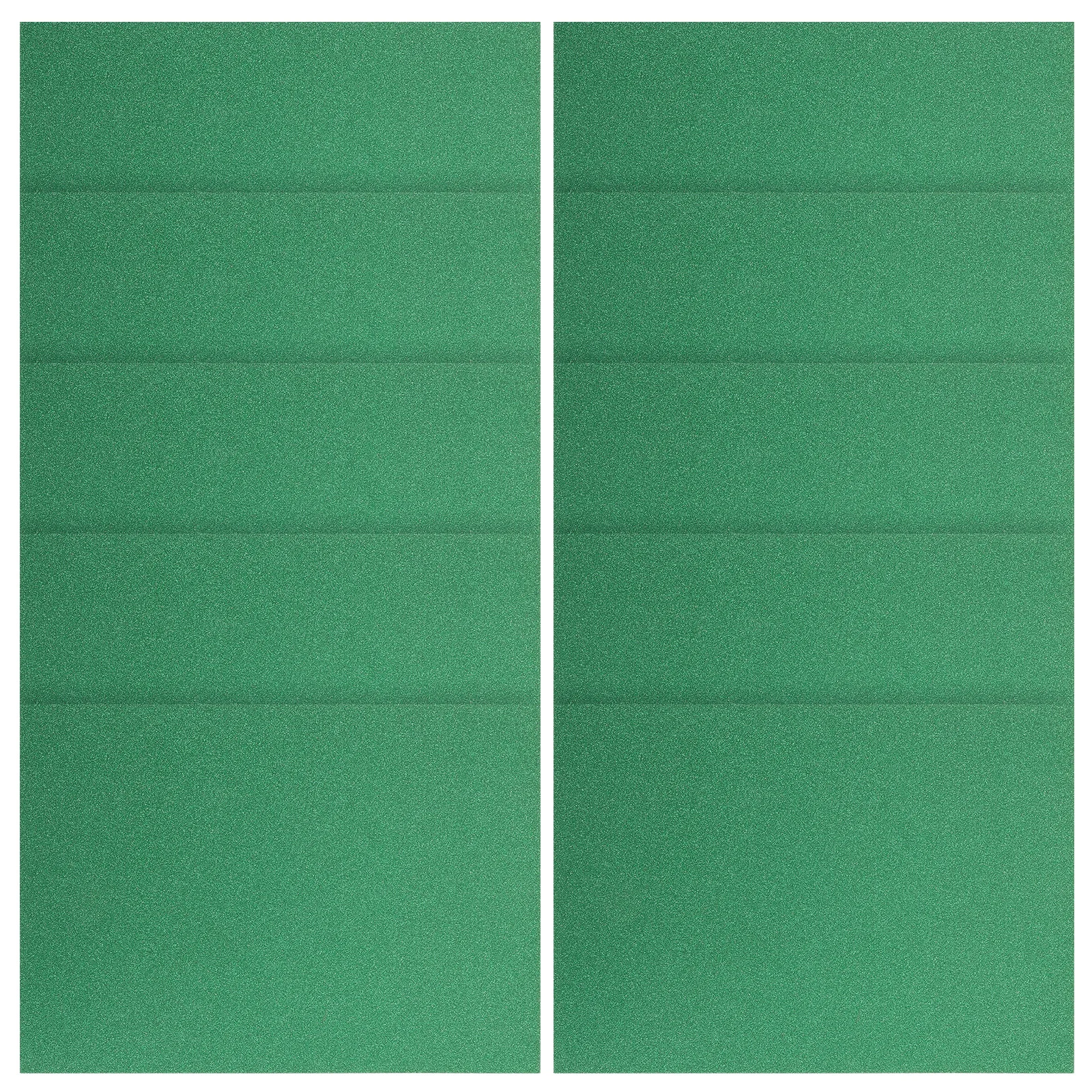 10 قطعة من البطاقات اللامعة الخضراء غير القابلة للتساقط اللامعة لمشاريع الحرف اليدوية ذاتية الصنع وديكورات الحفلات والدعوات وسكرابوكينغ