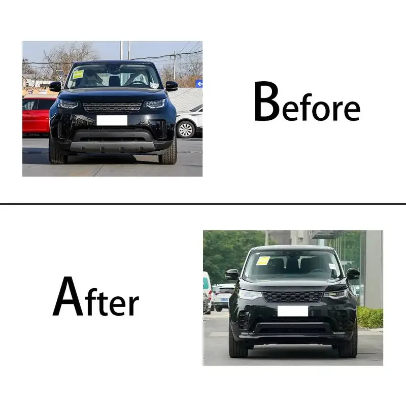 Auto Body System for Land Rover Discovery 5 2017-2020 to 2021 Facelift Front and Rear Bumper Assemb with Grille