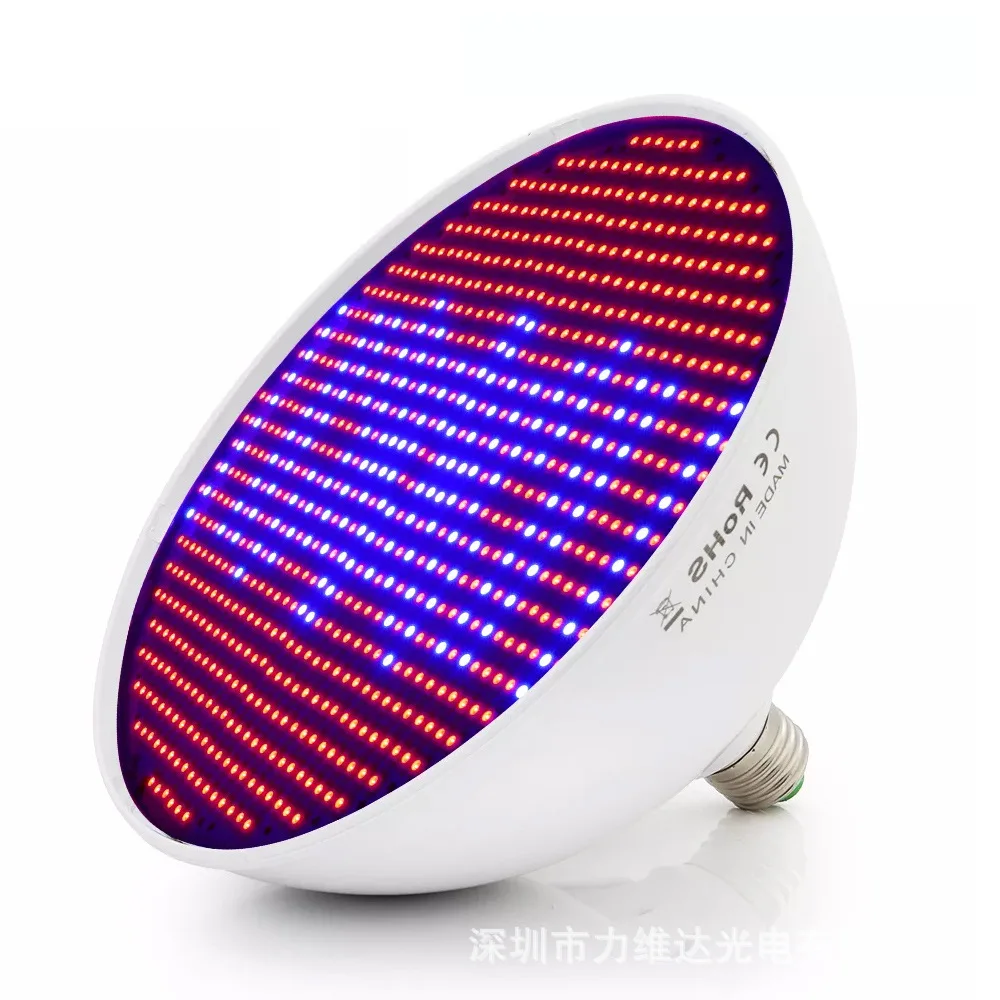 

Оптовая продажа с фабрики, 100 Вт, пластиковый корпус, красный и синий светильник E27PAR, светильник для роста растений, фруктов, комнатных растений, цветов