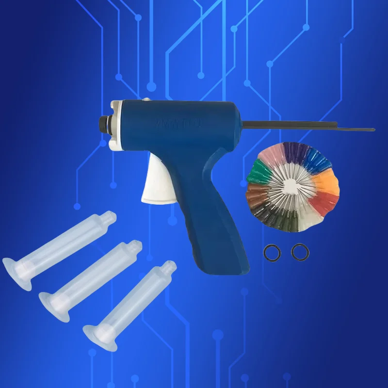 ‌10ml Precision Epoxy Dispensing Gun | Single-Component Glue Applicator with Flow Control ( Electronics/3D Printing/Model Making