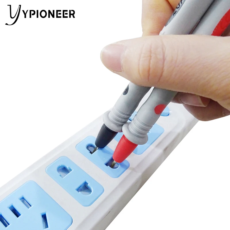 YPioneer P1507D Multimeter Test Leads Kit 4mm Banana Plug Alligator Clip Automotive Test Hook Wire Piercing Probe Tweezer Cable