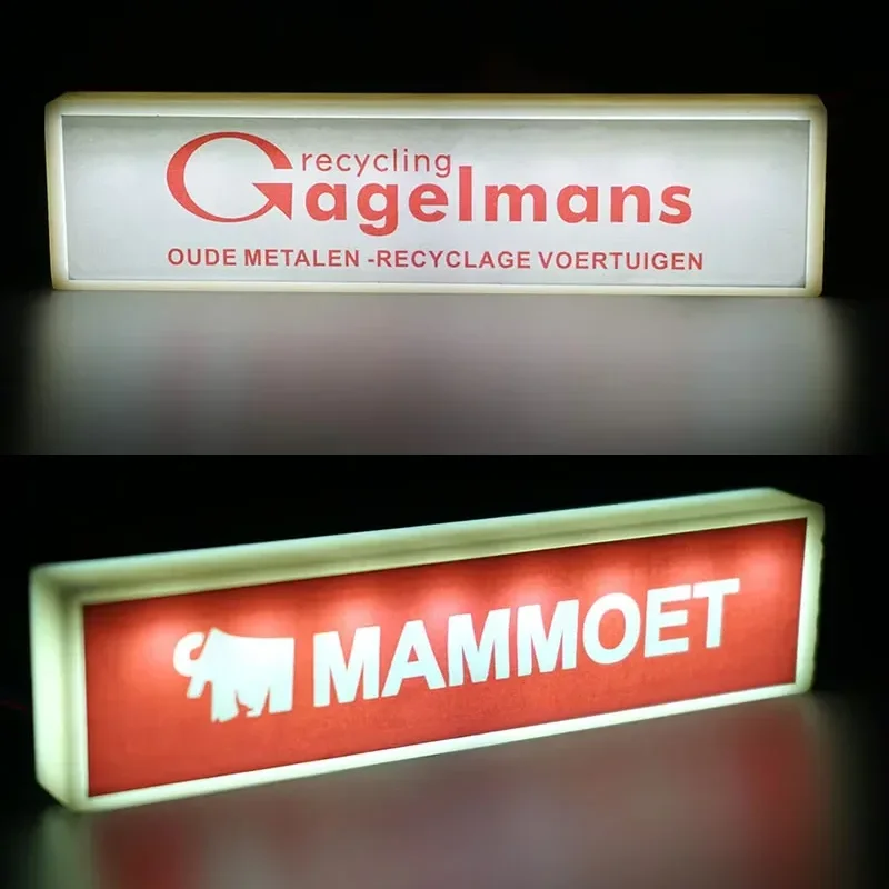 Boîte à lumière de panneau d'affichage de Simulation LED, décoration pour camion benne Tamiya RC 1/14 SCANIA R620 VOLVO F16 BENZ 3363 MAN, bricolage
