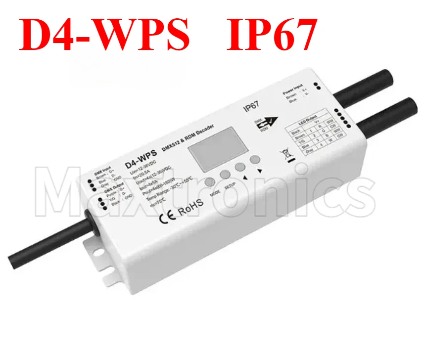 SAGE LU MEI DC12-48V Skydance DMX Decoder Numerische RGBW/Einzelfarbe/RGB Led Panel Din-schiene/Mehrere Dimmer Decoder D4 D4-L D4-E D4-P D4-XE 10