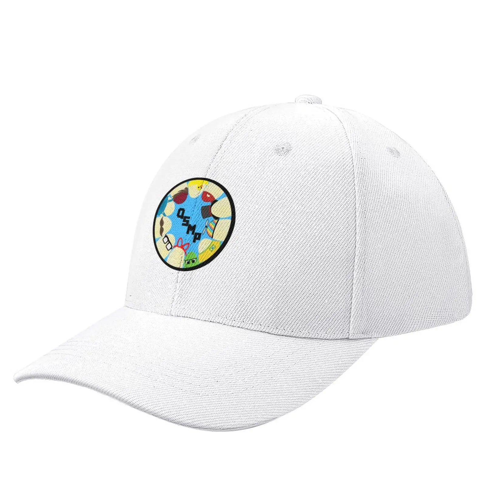 Sticker QSMP Baseball Cap tea Hat Vintage Mens Tennis Women's