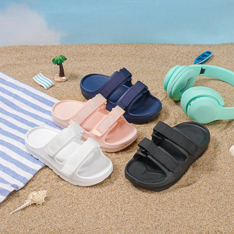 

Korean Style Slippers Children New Summer Fashion Kids Beach Shoes Simple Outdoor Children Shoes for Girls тапочки zapatos niño