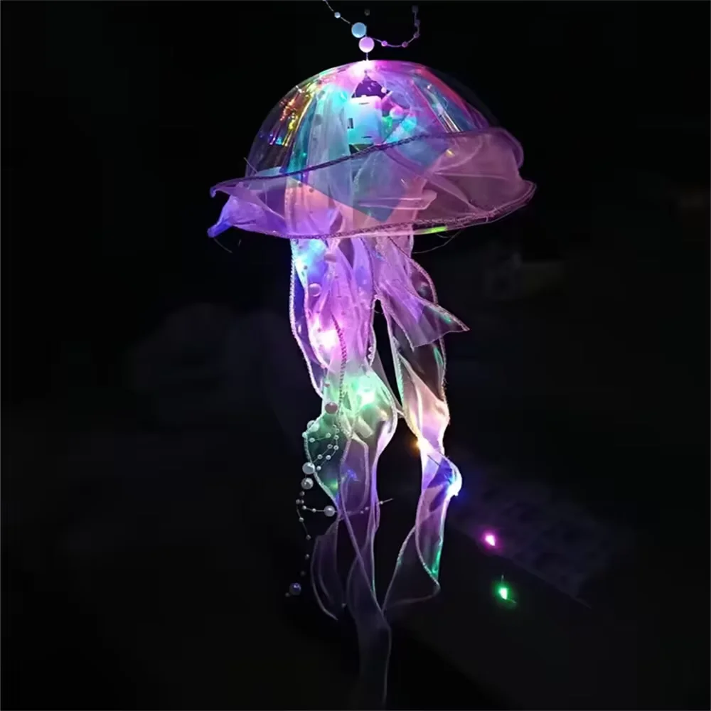 Glowing Jellyfish Lamp Flower Lamp Bedroom Night Light For Home Garden Party Festival Atmosphere Decoration Creative Gifts