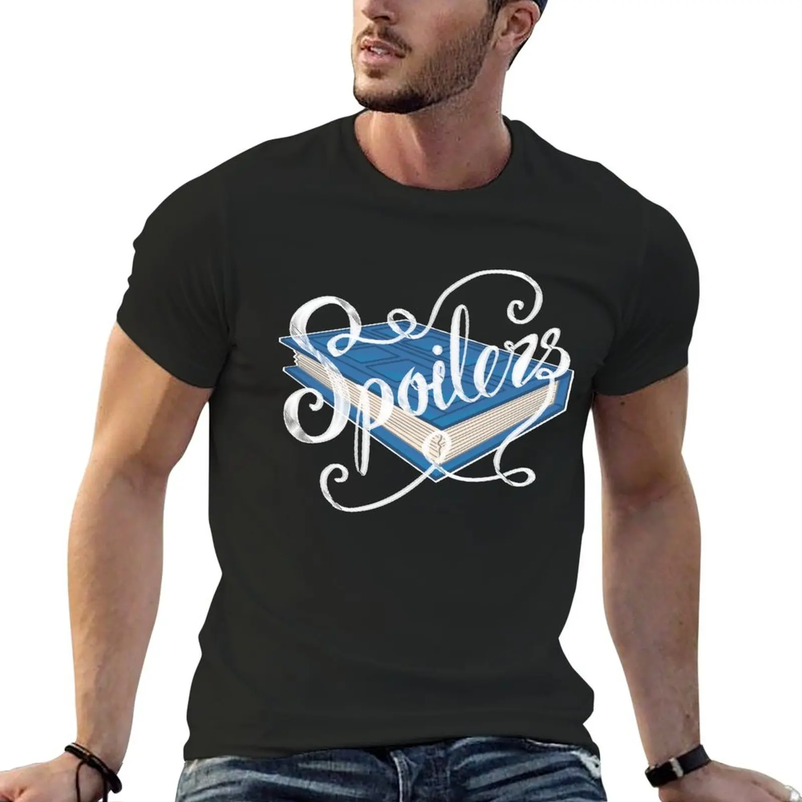 Spoilers.... T-Shirt sweat boys whites t shirt men 100℅ cotton