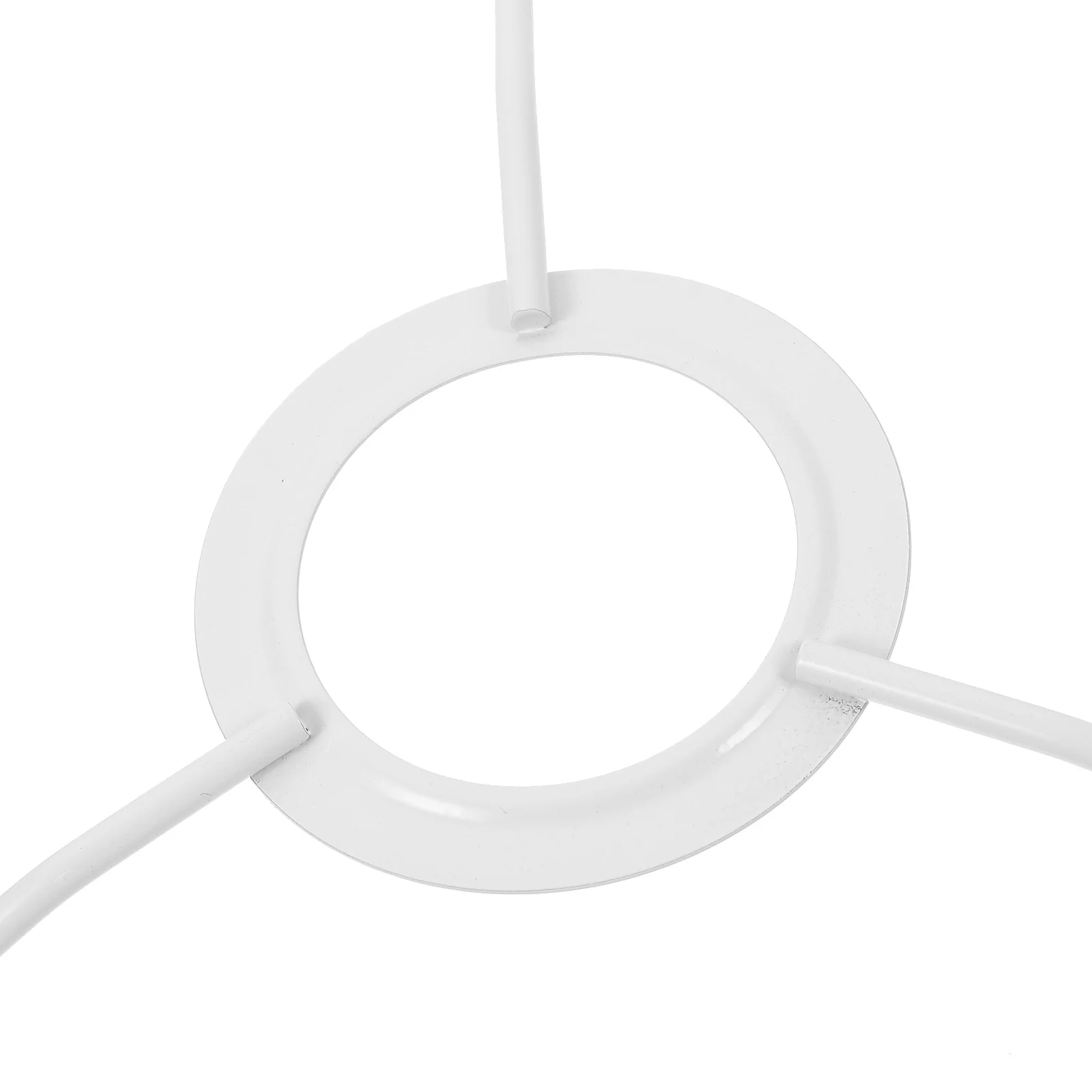 

Round Lamp Shade Holder for Pendant Light E27 Silver Ring Frame Chandelier Replacement Drum Iron Clip Lampshade Frames Fixtures