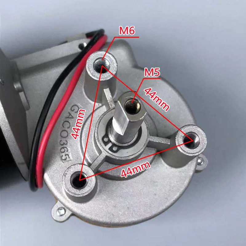 DC24V52 Turn High-power Worm Gear DC Deceleration Motor High Torque Self-locking Forward And Reverse Deceleration Motor
