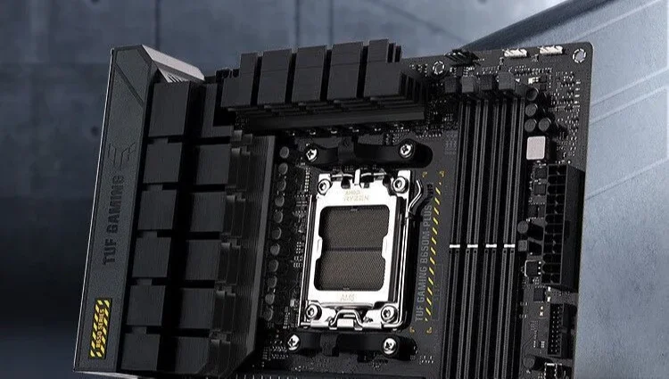 B850M heavy gunner, with   R5 7500F loose chip, boxed main board CPU set