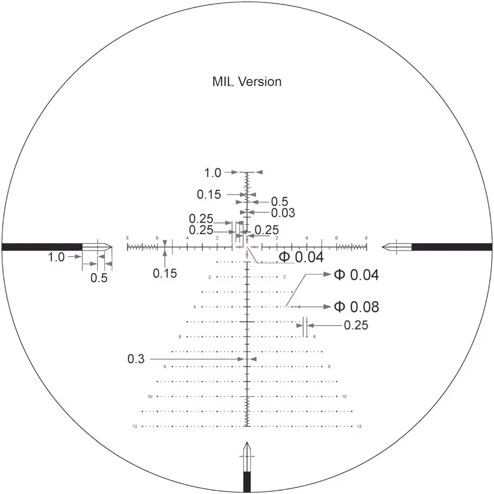 Imagem -06 - Scopes Rifle Lightpeso para Caça Scope Vistas Táticas Retículo Iluminado com Zero Stop Tubo de 30 mm Militar Epl4 Ffp