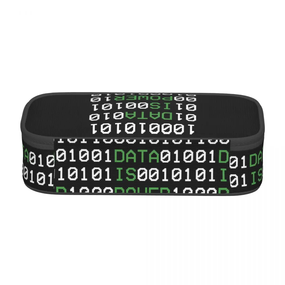 Hacker Code Binary Code Geek Science Computer Pencil Cases for Students Pen Box Pencil Bag Large Storage Pencil Pouch Pen Holder