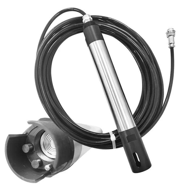 Hot sales fluid TDS temperature EC level depth probe deep well water groundwater conductivity salinity pressure and level